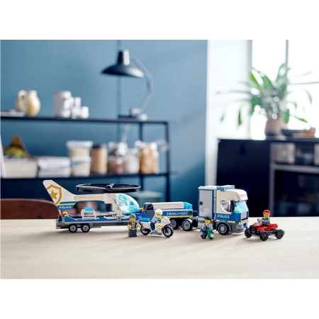 Klocki LEGO City 60244 Laweta helikoptera policyjnego 5+
